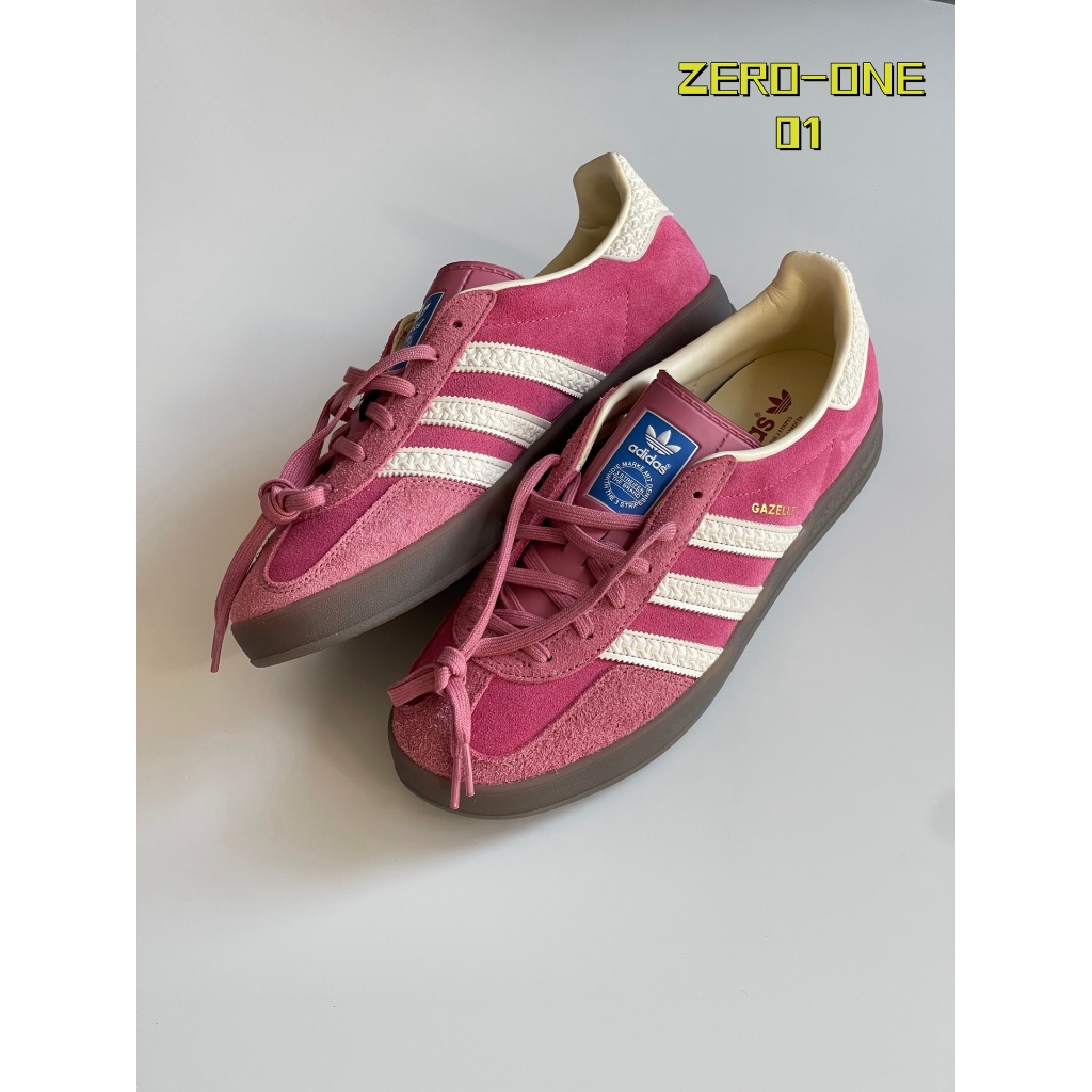 【O1】新款 Adidas Originals Gazelle Indoor樹莓粉 草莓熊 德訓鞋 男女鞋 IF1809
