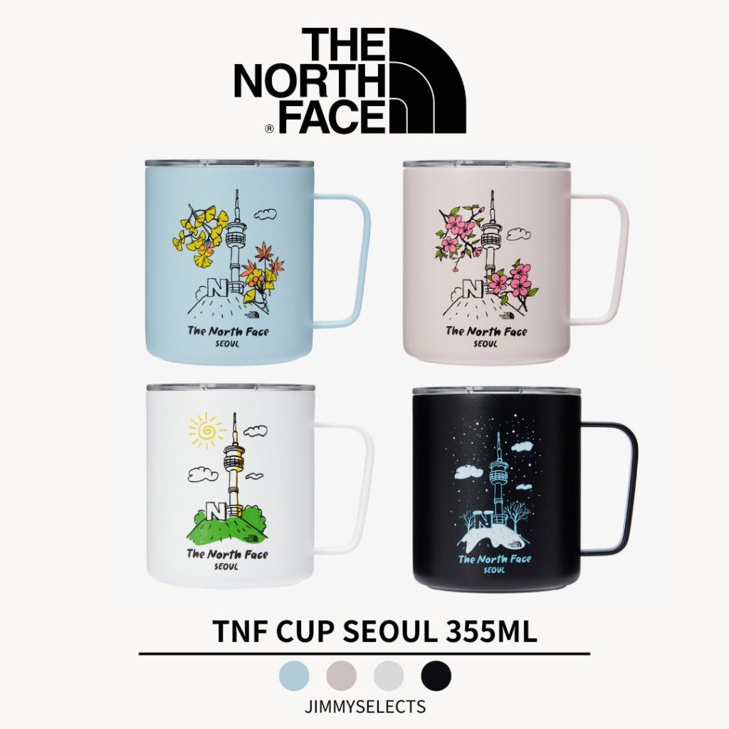【吉米.tw】韓國代購 THE NORTH FACE 北臉 首爾 限定 不鏽鋼 水杯 保溫杯 355ML MAR