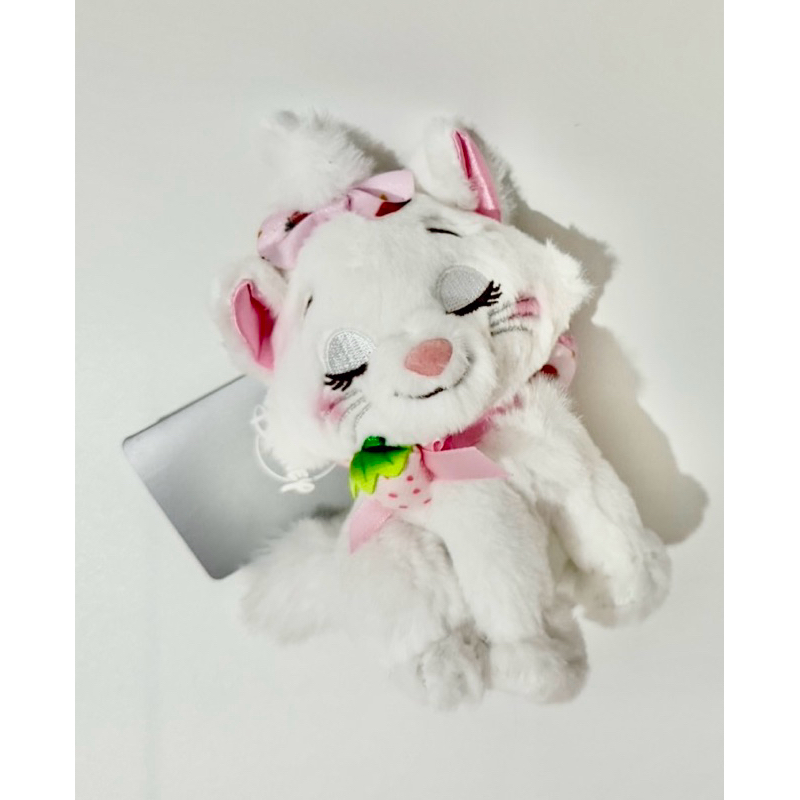 日本🇯🇵迪士尼商店 草莓系列 瑪莉貓草莓娃娃 瑪莉貓草莓吊飾 瑪莉貓