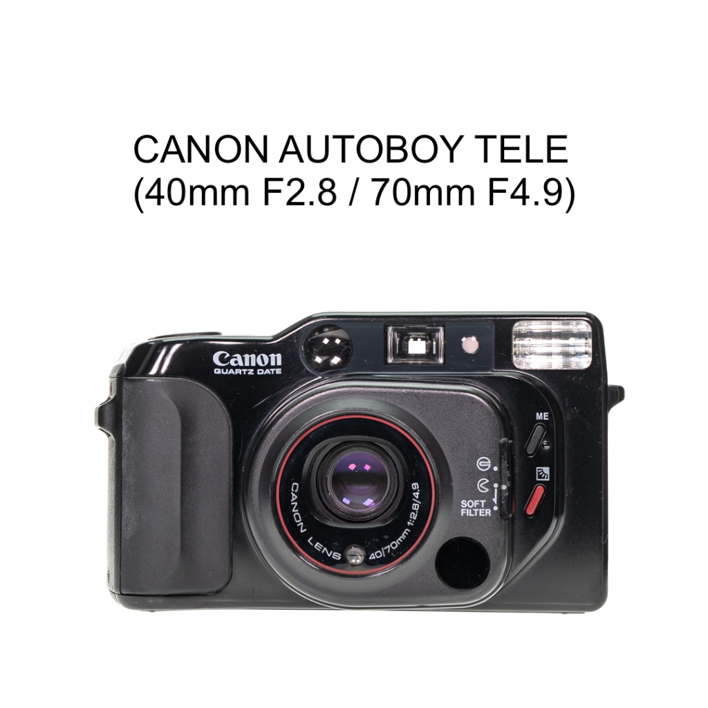 【廖琪琪昭和相機舖】CANON AUTOBOY TELE 底片相機 F2.8 大光圈 重曝 傻瓜 含電池 保固一個月