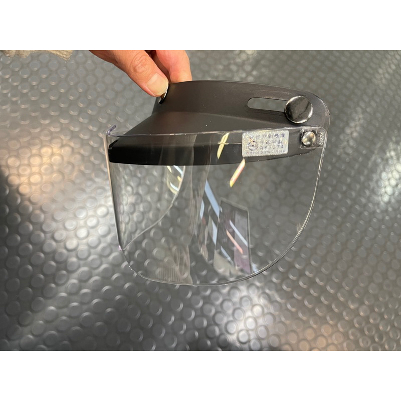 多層膜五彩鏡片 三扣式安全帽鏡片 護目鏡 飛行鏡片（合格檢驗）