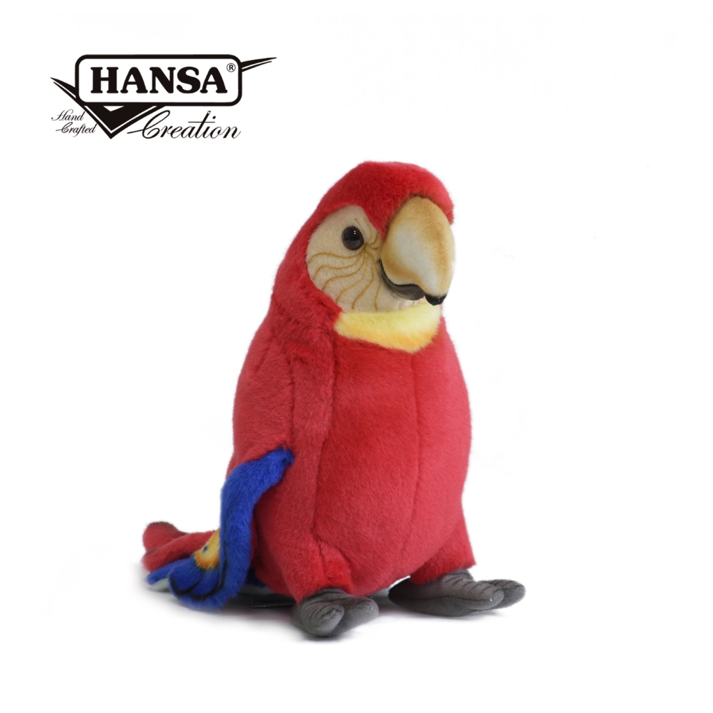Hansa 3741-緋紅金剛鸚鵡35公分