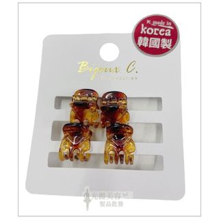 Bijoux C. 韓製髮夾-愛心(4入).髮夾.小髮夾
