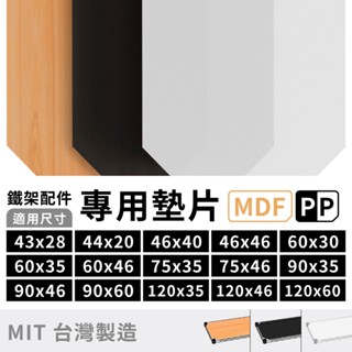 【可超取 | MIT】多尺寸墊片 塑膠墊片 PP板／MDF 層架配件 鐵架配件 波浪架 墊板 配件 塑膠墊 防小物掉落