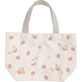 ♜現貨♖ 日本 角落生物 角落小夥伴 草莓 帆布袋 手提袋 便當袋 日本 限定款式
