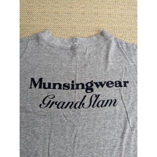 日本製造 Munsingwear 灰色短袖口袋T-shirt 日本潮t L號