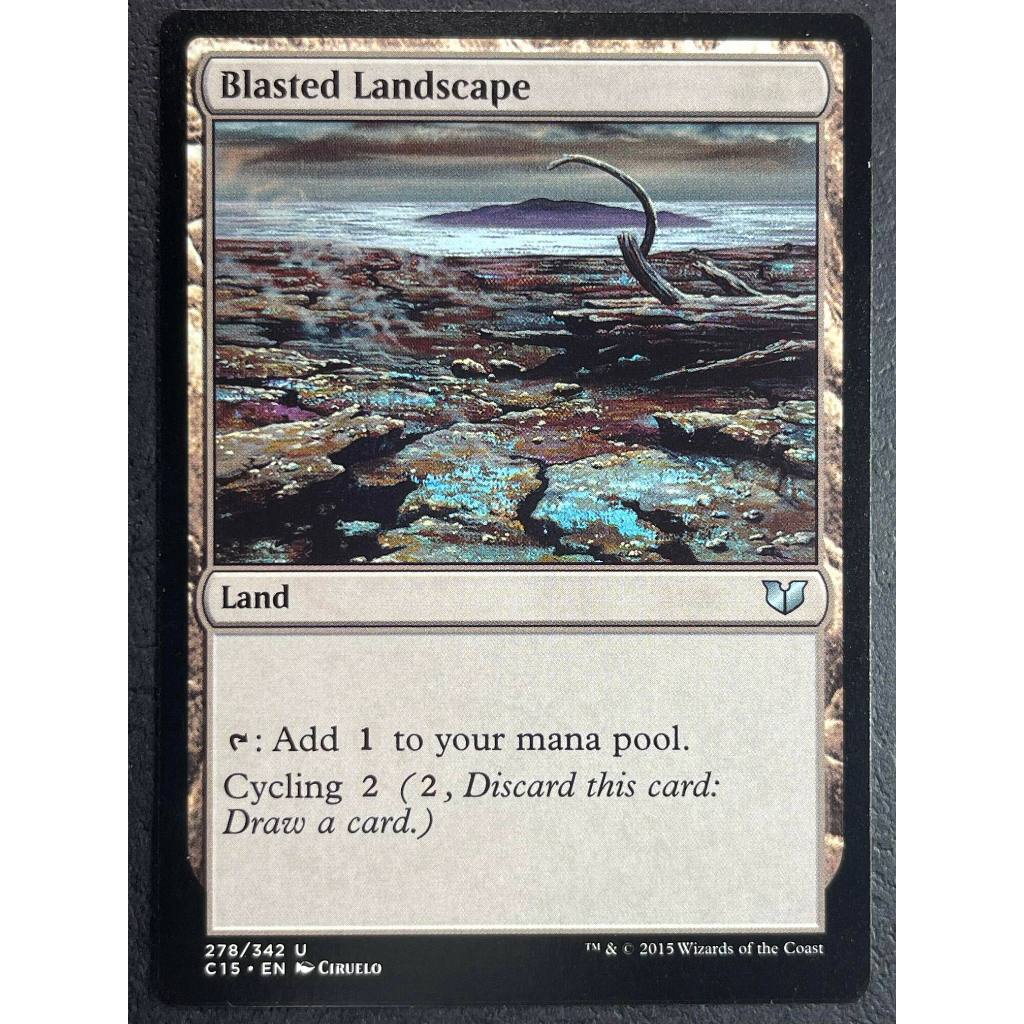 [Lucky] 🌸魔法風雲會 MTG🌸 指揮官禮盒 (C15) 枯萎荒地 Blasted Landscape