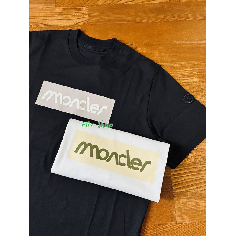 2024春夏新款 Moncler 立體 浮雕 標誌 印刷Logo 、手臂 徽章、貼布 男、女可穿短T 、T恤 短袖