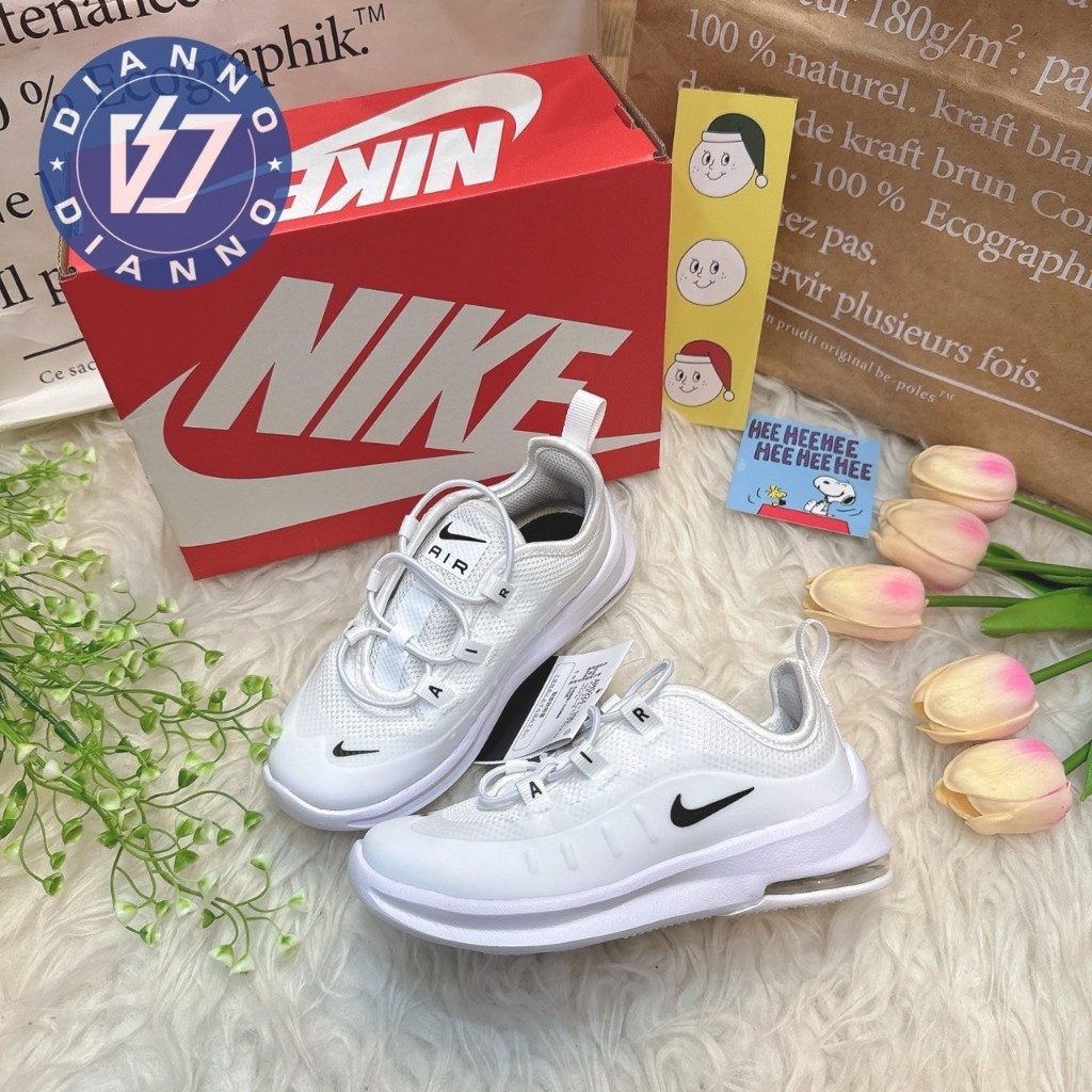 帝安諾 實體店面 Nike Air Max Axis Baby 童鞋 小童 大童 白色 免綁鞋帶 AH5224-100