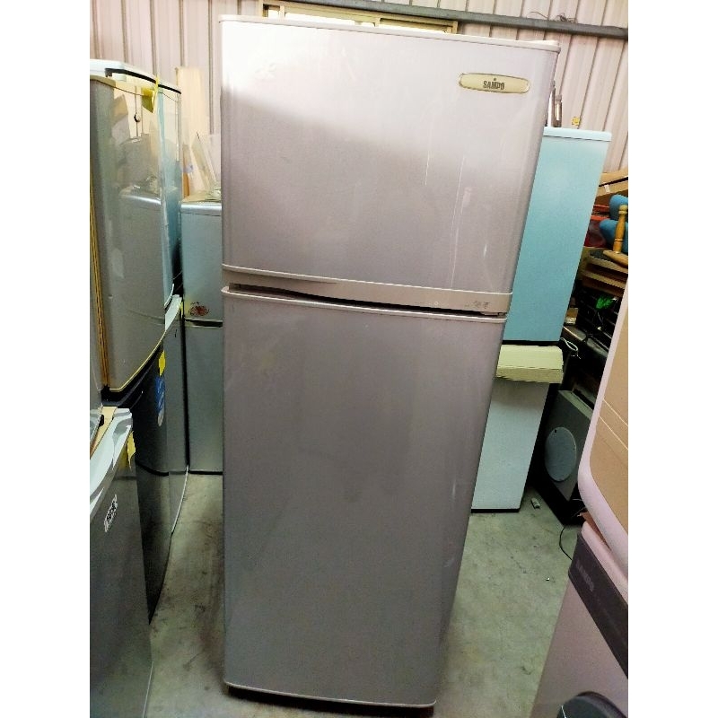 台中市南區德富二手家電--聲寶250公升中雙門冰箱--4800元