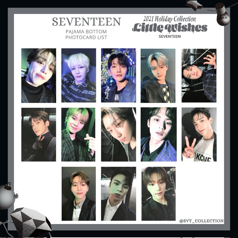 Seventeen 2021 holiday collection 褲子卡 #勝寛 #Dino