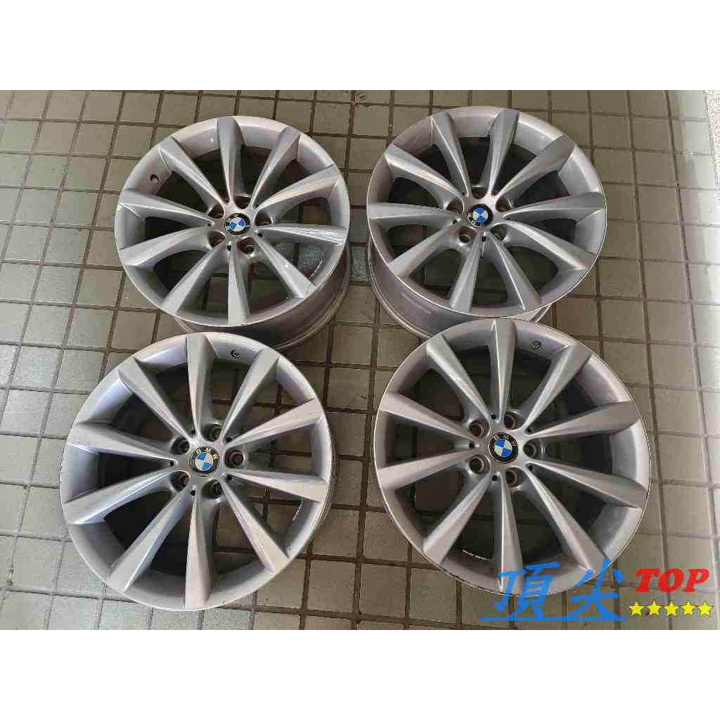 【頂尖】優質中古鋁圈 18吋 BMW鋁圈 5X112 8J ET30 一顆有擦傷 無歪 無變形 BMW原廠鋁圈 一套六千