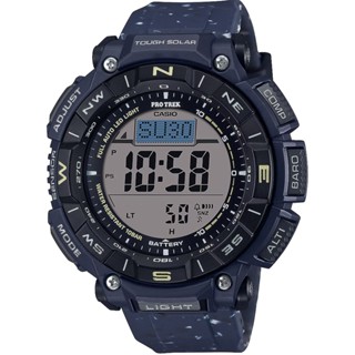 ∣聊聊可議∣CASIO 卡西歐 PRO TREK 戶外運動太陽能環保手錶-藍 PRG-340SC-2