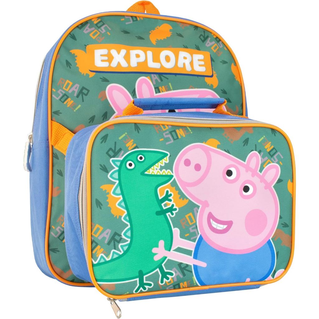預購🚀正版空運🚀美國代購  Peppa Pig 粉紅豬小妹 佩佩豬 喬治 兒童後背包 兒童書包 包包 便當袋 餐袋