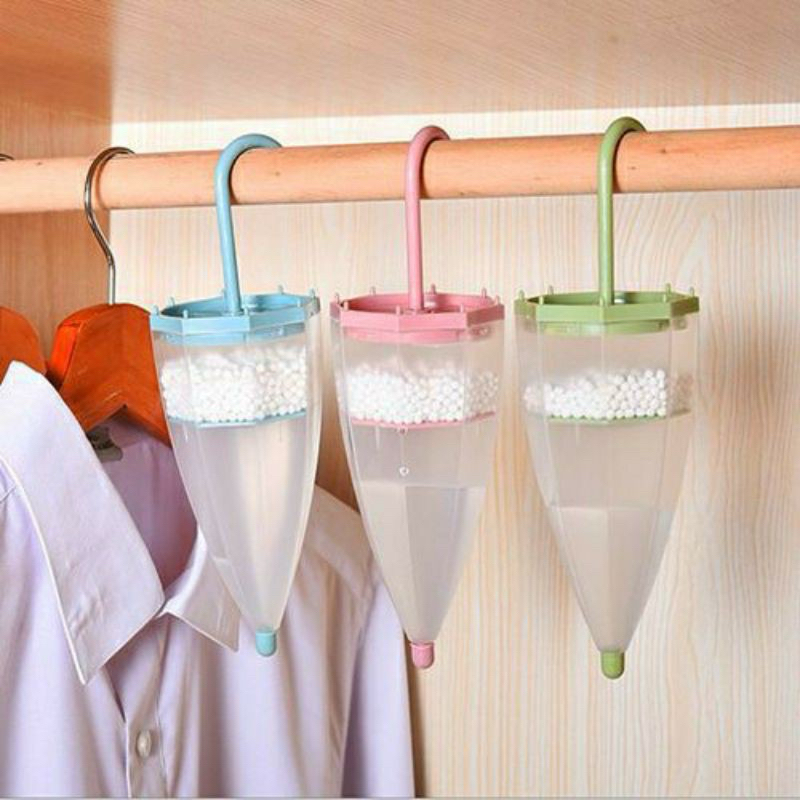 雨傘造型 可掛式 衣櫃 衣櫥 室內 除濕盒 除濕劑 乾燥劑 除濕劑 防潮劑 補充包 防黴 吸濕盒