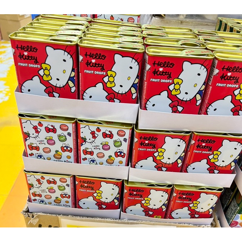 日本🇯🇵 佐久間 hello kitty 鐵盒水果糖 鐵盒糖果 凱蒂貓 鐵盒糖 鐵罐糖