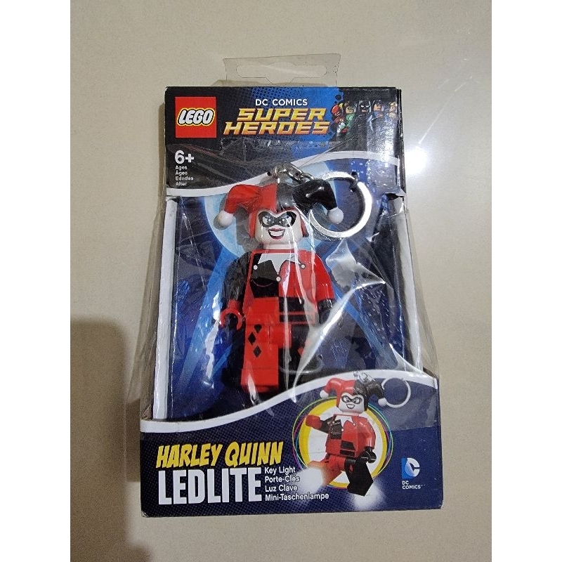 樂高 LEGO #KE81超級英雄 鑰匙圈 小丑女 LEDLITE HARLEY QUINN DOLL  發光 手電筒