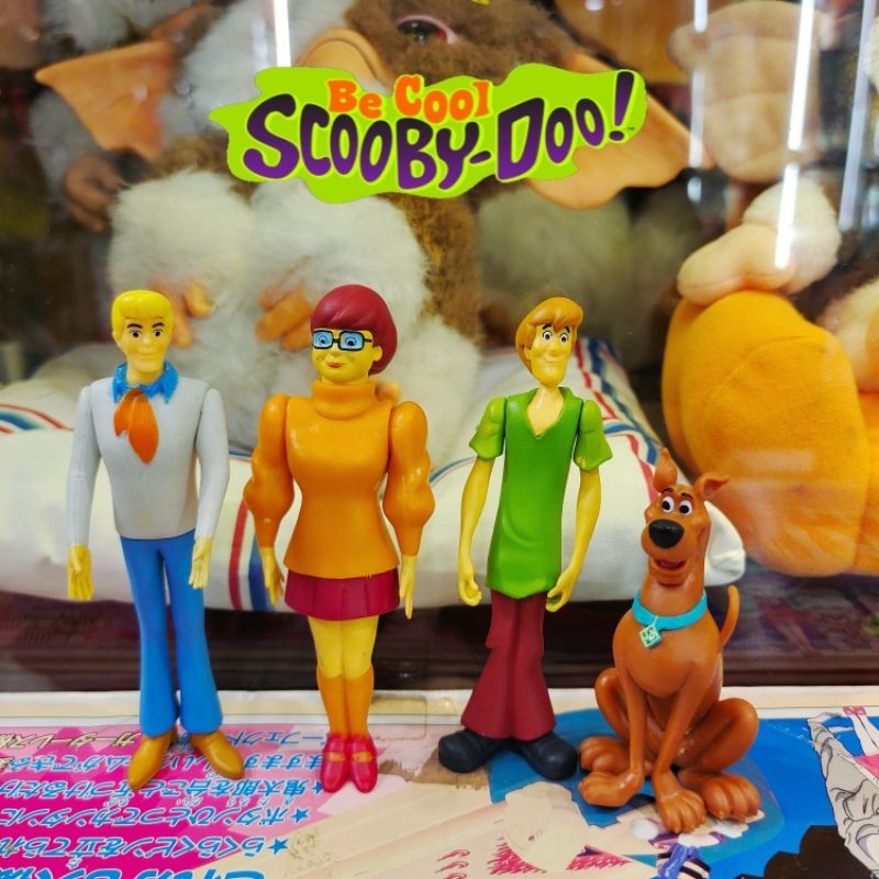 4款一組 叔比狗 史酷比 Scooby Doo 史酷比狗 卡通 人形 公仔 玩具