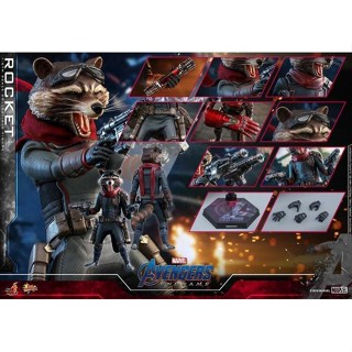 咩咩Q~~全新 Hot Toys 1/6 MMS548 復仇者聯盟 終局之戰 火箭浣熊 Rocket
