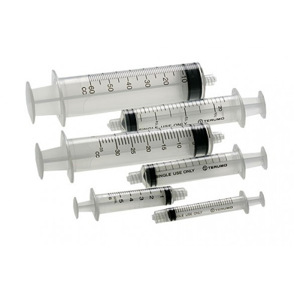 TERUMO 塑膠針筒 工業生活針筒 1ml~60ml (滅菌)不附針