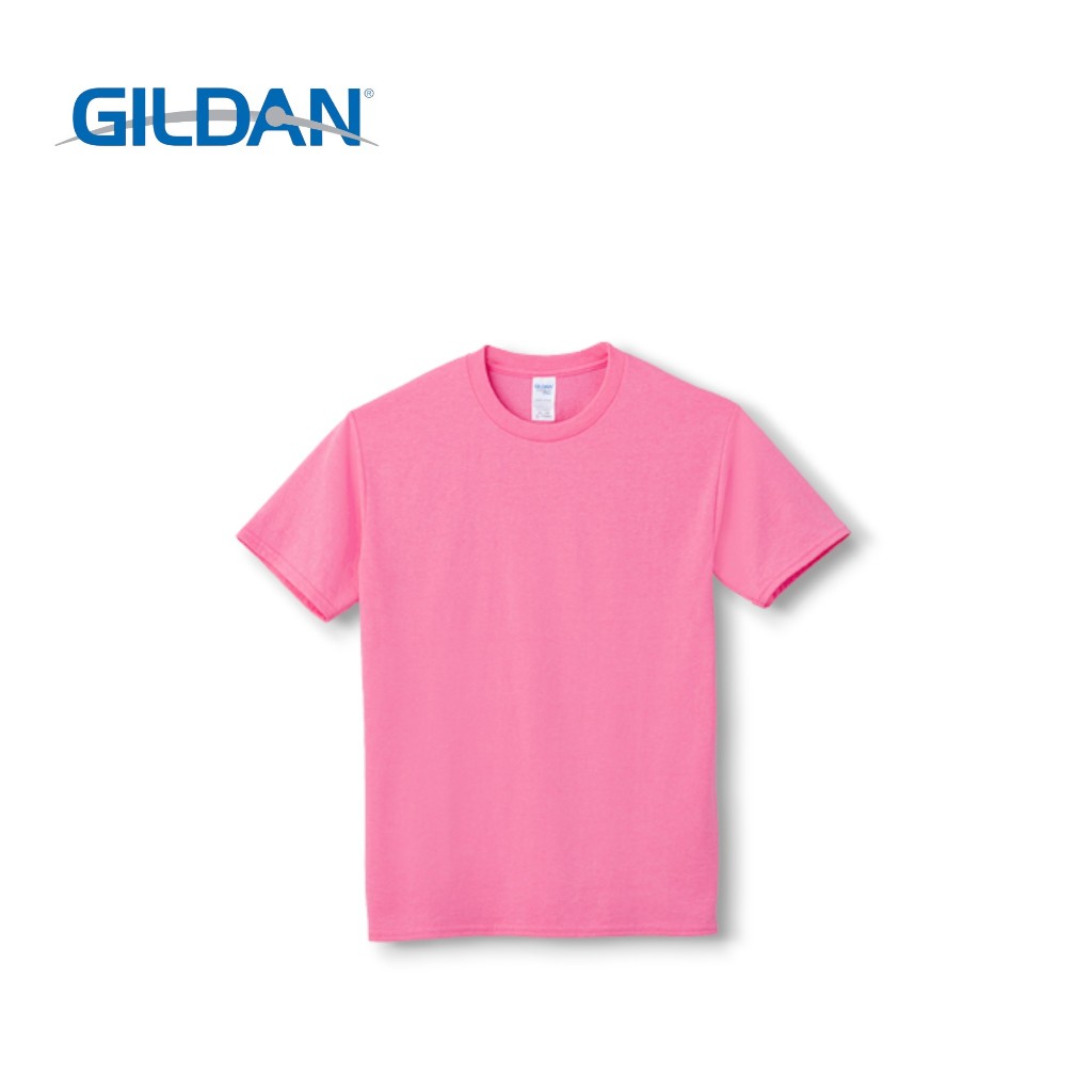 【衣服家】吉爾登GILDAN 76000系列 短袖 上衣 棉T 素T  T恤  寬鬆 圓領  亞規 柔棉 中性 螢光粉