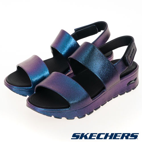 SKECHERS 女鞋 休閒系列涼拖鞋 ARCH FIT FOOTSTEPS - 111191BLK