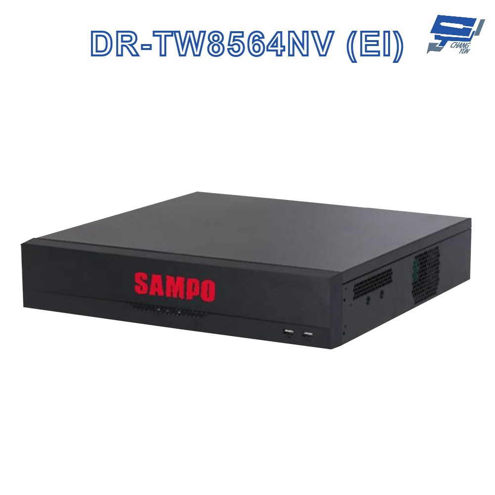 昌運監視器 SAMPO聲寶 DR-TW8564NV(EI) 64路 雙硬碟 8HDD NVR 網路型錄影主機