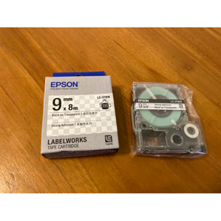 EPSON 原廠 標籤機色帶 9mmx8m （LC-3TBW)日本製