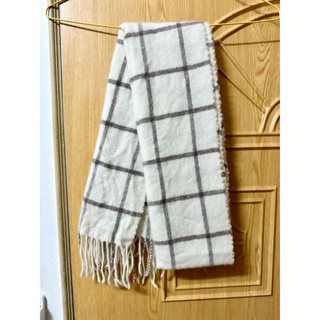 MUJI羊毛圍巾🧣 保暖圍巾 圍巾 格紋圍巾 無印良品