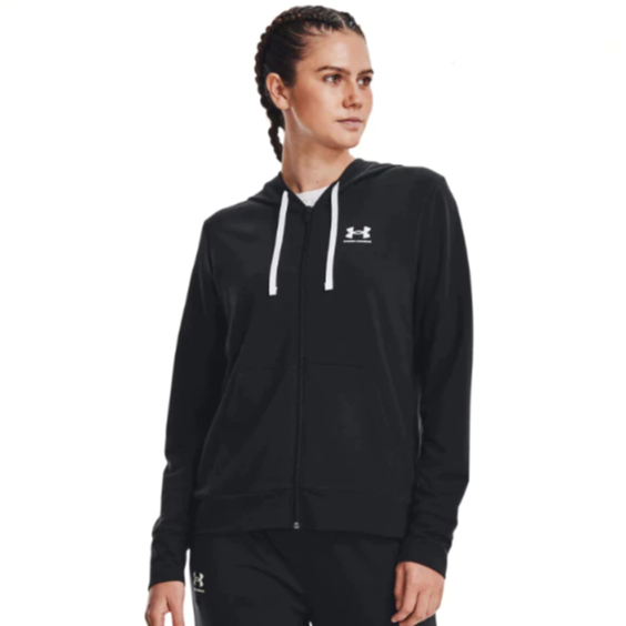 【UNDER ARMOUR】UA女 Rival Terry 連帽外套(歐美版型)