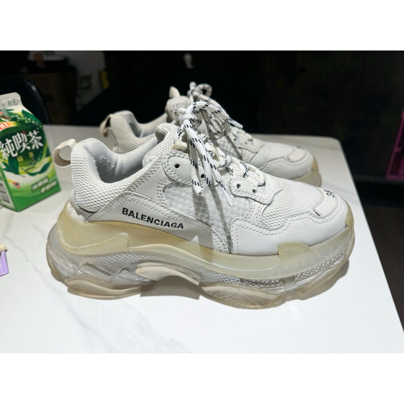 二手 巴黎世家Balenciaga Triple S老爹鞋 尺寸38