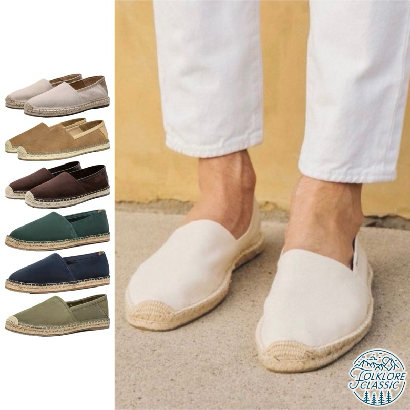 Folklore Classic 真羊皮麂皮漁夫鞋 草鞋 樂福鞋 懶人鞋 Espadrilles 六色 Toms 參考