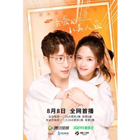 2022大陸劇【親愛的小美人魚】DVD【全24集】【林思意/徐凱鑫】【國語中字】全新盒裝 4碟