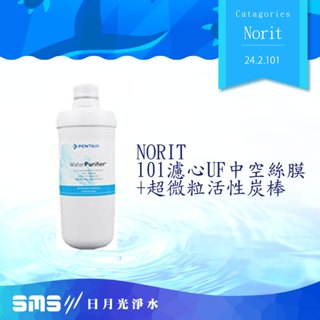 【免運+贈餘氯測試液】Norit諾得淨水UF中空絲膜+超微粒活性碳棒(24.2.101)濾心WaterPure