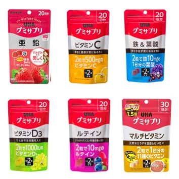 日本 UHA 味覺糖 軟糖 補充維生素