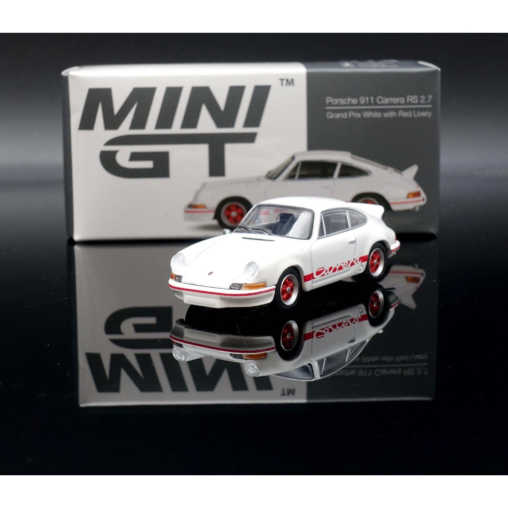 【MASH】現貨特價  Mini GT 1/64 Porsche 911 Carrera RS 2.7 白 #612