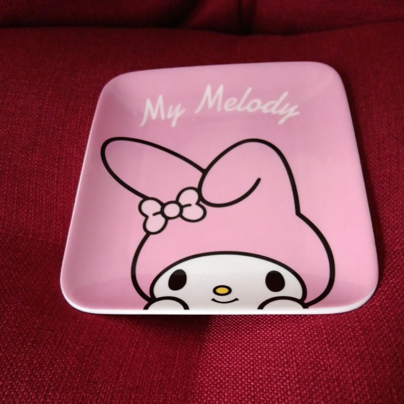 三麗鷗正版 Hello Kitty的朋友 美樂蒂 My Melody 餐盤 盤子 碟子 陶瓷盤 點心盤 典藏品