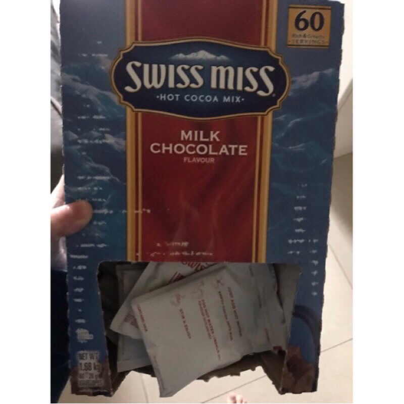 SWISS MISS即溶可可粉(牛奶可可)一包28g$3元有效期限2024.08.27
