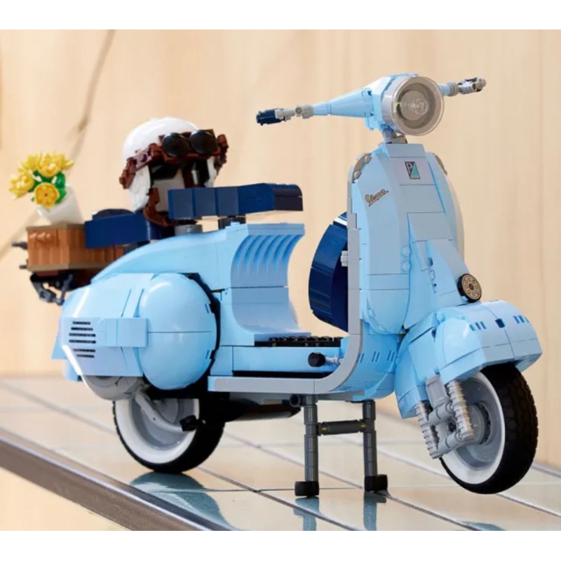 LEGO 樂高 Icons 10298 偉士牌 125(積木 模型 玩具機車禮物)