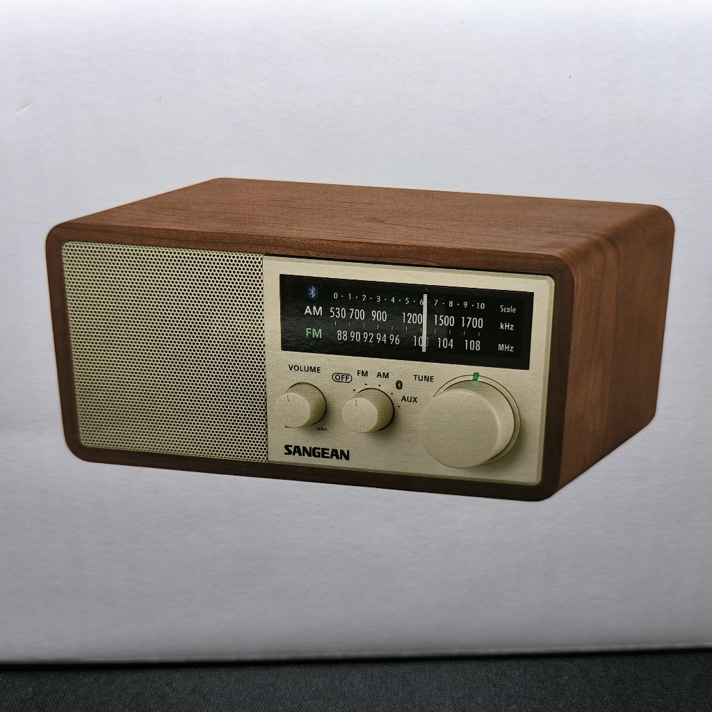 【全新現貨】SANGEAN 山進 藍芽二波段復古式收音機 (WR-16) 藍牙喇叭 FM AM 收音機