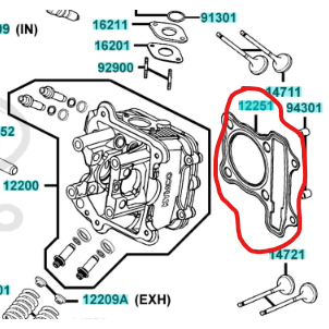 材料王⭐G6 G5 雷霆S GSENSE VJR125 MANY125 原廠 汽缸頭墊片 汽缸頭蓋橡皮 汽缸頭蓋螺絲