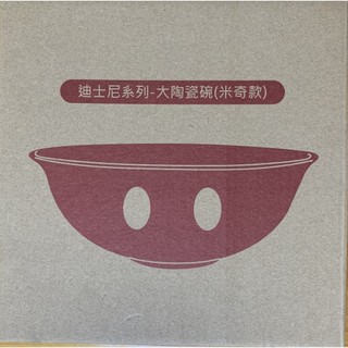 ☆青草生活☆ 7-11 開運金喜福袋 迪士尼系列-大陶瓷碗（米奇款）mickey 背提兩用保溫袋