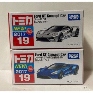 Tomica 多美 19 Ford GT Concept Car （一般+初回）2台合售