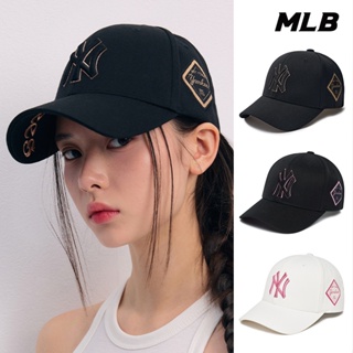 MLB 棒球帽 可調式硬頂菱標 紐約洋基隊 (3ACP8501N-三款任選)【官方旗艦店】