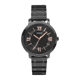 【For You】當天寄出 I GUESS 黑色系 簡約精緻面 不鏽鋼錶帶腕錶 W0933L4