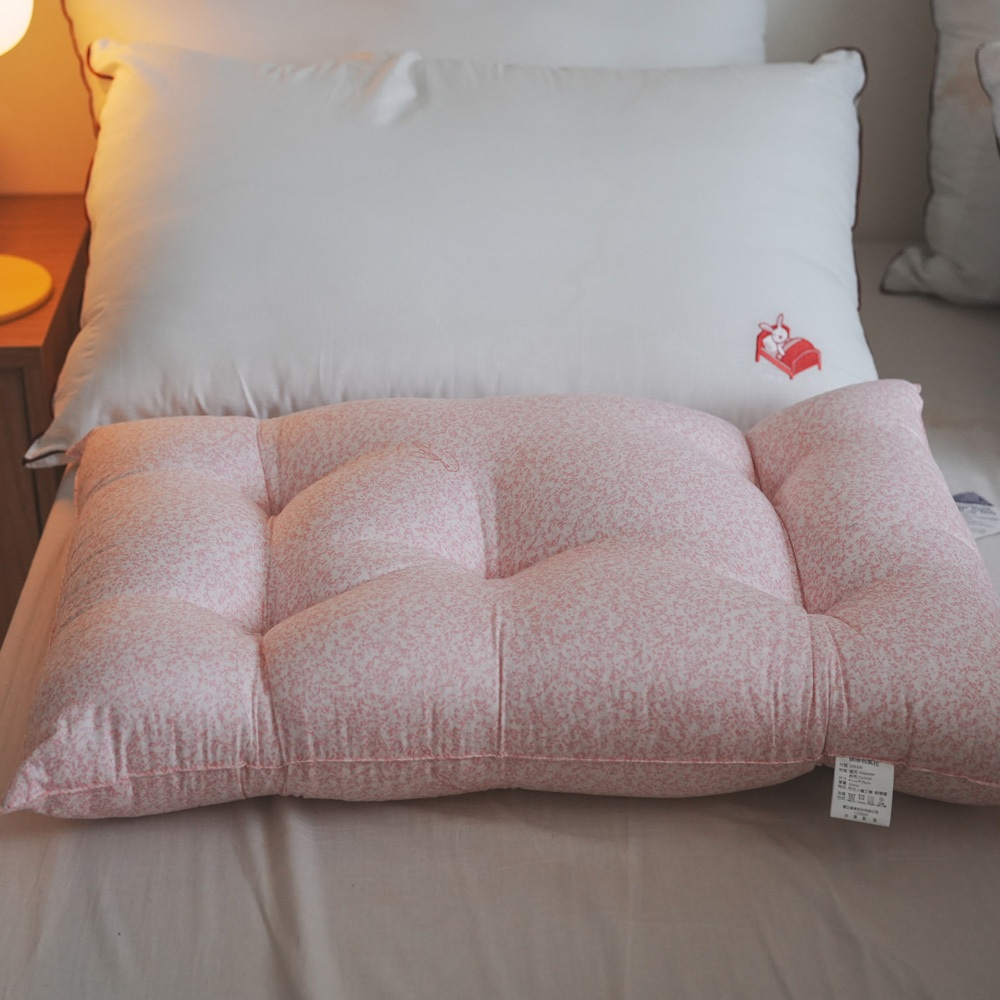 棉床本舖 水洗有氧枕 47x75CM 純棉表布 彈性棉填充 可水洗 台灣製 防螨抗菌 枕頭
