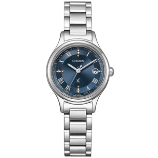 Citizen 星辰錶 XC 鈦金屬光動能電波女錶ES9490-61L