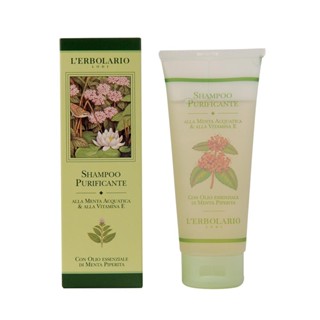 【義大利 L’ERBOLARIO 蕾莉歐】薄荷維他命E洗髮精200ml《WUZ屋子-臺北》洗髮精 維他命E 薄荷 蕾莉歐