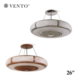 【VENTO芬朵吊扇】26吋AC交流馬達 E27 AURA系列 隱形吊扇 LED吊扇燈 吊扇燈 吊扇 遙控吊扇