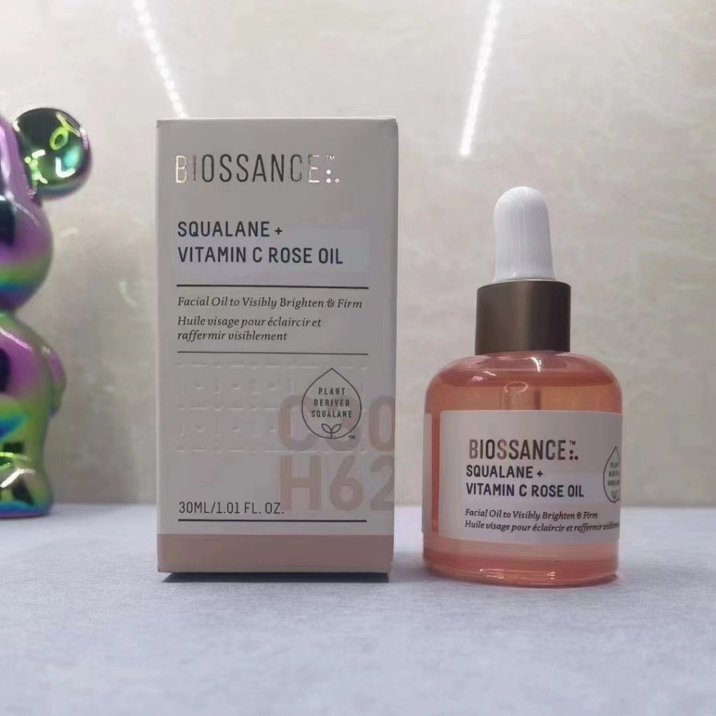 原裝正品 💯 美國Biossance玫瑰精華油 角鯊烷VC玫瑰油 維生素粉瓶8234精華修複30ml